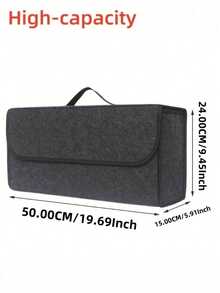 1pc Foldable Felt Storage Box - One Size Fits All - View 8