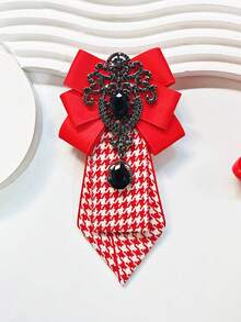 1 bộ cà vạt và nơ thời trang unisex, phù hợp cho các dịp trang trọng, đồng phục, vest, mặc hàng ngày, có thể dùng làm quà tặng Halloween, Giáng sinh. - Hòa 3 - Xem 12