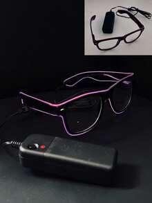 Creative LED Flashing Glasses, Fun Party Prop, Suitable For Bar, Gathering, Gift, Masquerade, Party, Festival Celebration, Music Night, Atmosphere Decoration - Light-up Glasses - View 16