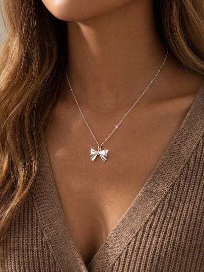 1pc Minimalist Distressed Heart Pendant Necklace, 925 Sterling Silver Luxury Choker Necklace, Daily Wear & Gift For Women