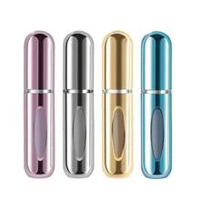 Portable Mini Refillable Atomizer Perfume Bottle, 5ml Refillable Atomizer Perfume Spray, Scent Pump Case For Traveling And Outgoing (4 Pack) - Hồng - Xem 2