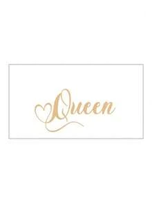 1雙客製化毛絨新娘拖鞋，個性化伴娘拖鞋，婚禮派對用，柔軟客製化婚禮禮物，單身女派對必備 - 彩色 - 查看 10