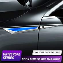 Biểu tượng trang trí chắn bùn xe hơi bằng kim loại không gỉ, decal độ xe. - A - Xem 14