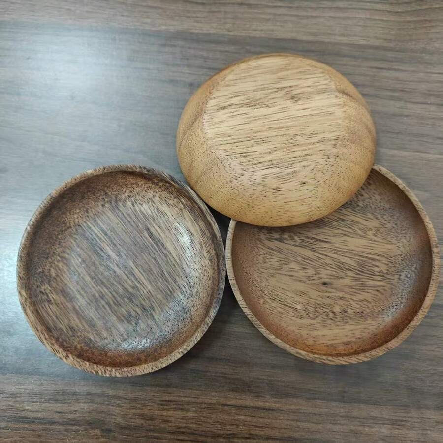 1pc Vintage Walnut Wood Desktop Storage Box, Solid Wood Jewelry Display Organizer Tray For Keys And Other Miscellaneous Items, Room Decor