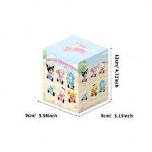Miniso Caja ciega de la serie de horneado feliz de Sanrio My Melody/Kuromi/Cinnamoroll/Hello Kitty - Figura con diseño de horneado de personajes, detalles de decoración de postres, exhibición de escritorio/colección de juguetes, uso diario, gran regalo de cumpleaños, material de PVC (1 pieza entregada al azar) - Multicolor - Ver 8