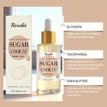 Roxelis Sweet Cookie & Shea Butter Moisturizing Body Oil – A Nourishing, Non-Greasy Formula For Smooth, Hydrated Skin With A Lingering Fragrance. Ideal For Daily Massage And After-Care, Suitable For All Skin Types And Unisex Use. A Comforting Christmas Gift. - Bánh quy ngọt - Xem 4