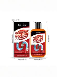 JUE FISH Drain Cleaner - Kitchen & Bathroom Toilet Pipe Clog Remover & Deodorizer - Liquid - View 5