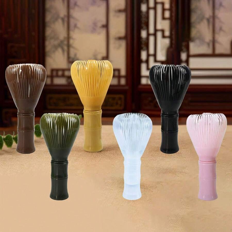 1个抹茶塑料茶筅，抹茶茶筅带茶筅架，抹茶茶筅，树脂抹茶茶筅 - 彩色 - 查看 1