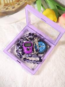 1 pieza Juego de contadores de rosario - Empaque de alta gama que incluye contador de anillo, contador de pulsera, contador de botón manual, contador de anillo de dedo portátil y compacto, contador de presión con el pulgar, adecuado para aprendizaje, ejercicio y otras actividades de conteo - Multicolor - Ver 22