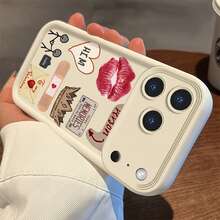 Basic Phone Cases - Heart-shaped Pattern - Coffee Color KLJEEY - View 8