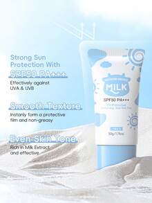 1 Set Moisturizing LAIKOU Milk Glowing Skincare Set,(Moisturizing Cream 55g+Brightening Cream 55g+Moisturizing Sunscreen 50g+Roll & Glow Eye Cream 20g+ Hydrating Toner 100ml+ Skin-Softening Serum 17ml+Cleanser 50g+Hand Cream 50g+Nourishing Lip Mask 8g+Nourishing Lip Balm 3.5g)Gift For Women & Girl For All Skin Types Skin Care Self Care At Home Or On-The-Go - 牛奶 - 查看 4