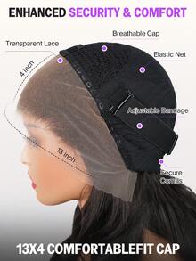 MEGALOOK Peluca larga rizada con degradado y encaje frontal de moda - S1/613 - Ver 8