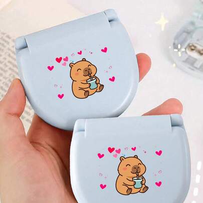 Mini Sewing Kit, Printed With Patterns, Available In Multiple Styles And Colors, Moisture-Proof And Mildew-Resistant, Portable Tool Box, Sewing Needle Storage Box, Small Tool Storage Box, Essential For Travel,Campus Sewing Tool Storage Device,Suitable For Travel, Commuting, Campus Use, New Year Gifts, The Best Gift For Craft Enthusiasts
