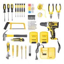 Lini Boss Kit De Taladros Inalambricos 21v Con 2 Baterías Amarillo - Amarillo - Ver 2