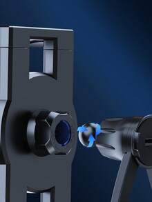 Giá đỡ điện thoại từ tính gắn khe gió ô tô, xoay 360°, phù hợp với mọi loại điện thoại. - màu đen - Xem 6