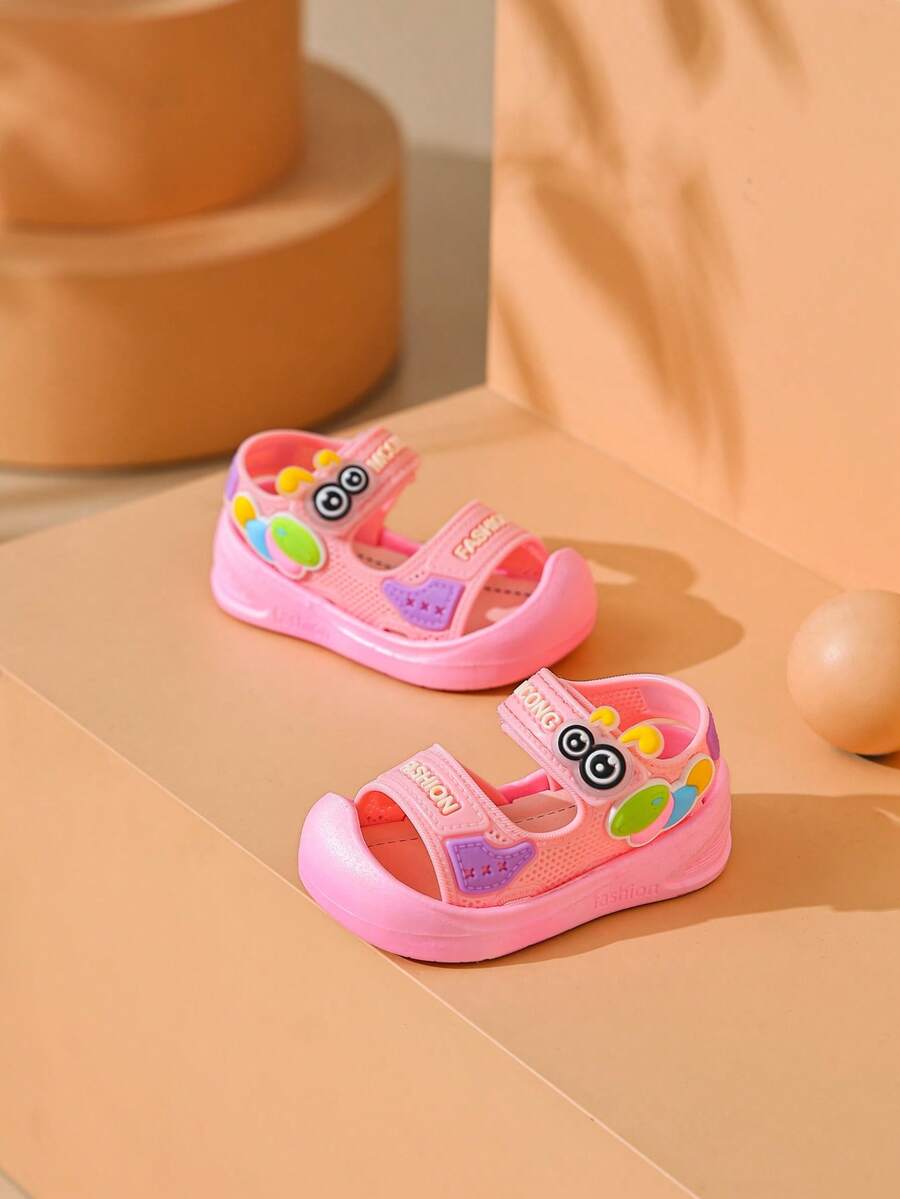 2026春夏新款女童凉鞋，儿童镂空公主鞋，幼儿软底防滑鞋 - 粉色 - 查看 1