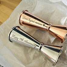 Customized Personalized Stainless Steel Cocktail Measuring Cup, Perfect For Home Bartenders, Professional Bartenders, And Wedding Bartenders - Made Of Durable 304 Stainless Steel - Multicolor - View 4