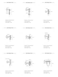 1 chiếc khuyên tai bạc 925 đính đá Moissanite hình học cổ điển, kiểu dáng phẳng, thích hợp cho nữ, đeo hàng ngày, hẹn hò, đi nghỉ mát, dự đám cưới, dự tiệc, làm quà tặng ngày lễ. - Bạc - Xem 9