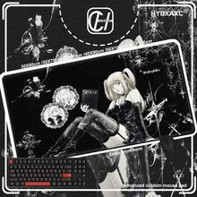 New  Light Yagami Desk Mat  Anime Mousepad Computer Gamers Lock Edge Mouse Pad Gaming E-Sports Keyboard Pads - đen5 - Xem 10