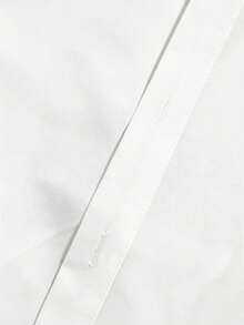 女士优雅白色衬衫，法式荷叶边领纯色长袖衬衫，日常办公、通勤和工作必备，四季皆宜的百搭领白衬衫 - 白色 - 查看 10