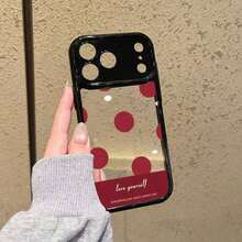 これらのミニマリストなスマホケースは、大きいきな赤いいドットデザインが特で、Apple 17 Pro Max、17 Pro、iPhone17 Air、iPhone16、16 Plus、16 Pro、16 Pro Max、15 Pro、iPhone15、15 Pro、15 Pro Max、14 Pro、14 Plus、13 Pro Max、そして13 Proと互換性があります。 防水性、耐衝撃性、耐衝撃性、傷つきにくいがあり、Apple デバイスに最适です。 - ブラック - チェックする 2