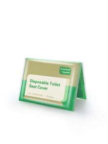 20/10片装经济耐用可溶解防水马桶座套，中等柔软度，抗撕裂，大包装，适用于旅行、酒店、学校、商场、商业用途，实用毕业礼物 - 彩色 - 查看 10