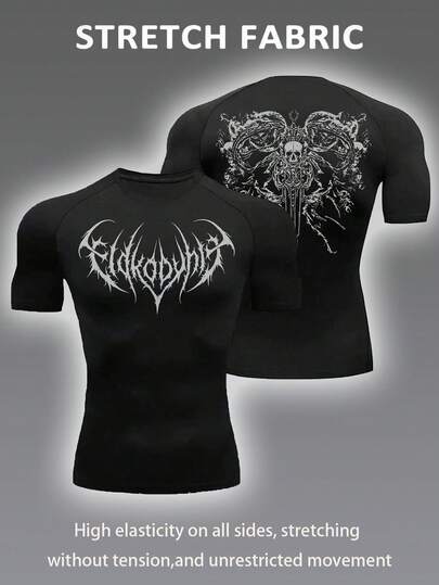 Men's Casual Outdoor Sports Quick-Dry Short Sleeve T-Shirt, Summer