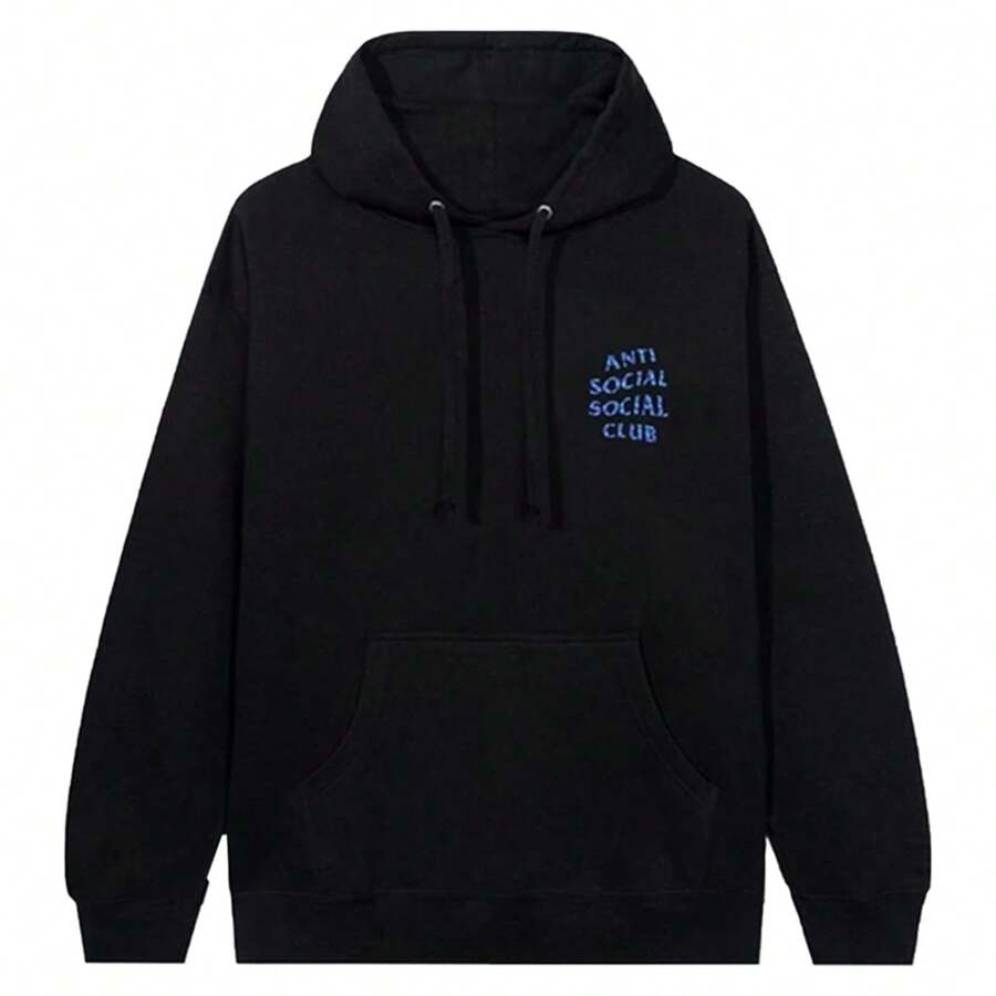 Anti Social Social Club Fashion Hoodie Mens - 黑色 - 查看 1