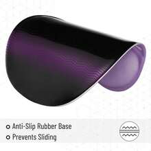 Mr. Pen- Ergonomic Mouse Pad With Wrist Rest, Purple Breathable Fabric With Memory Foam Cushion, Non-Slip Rubber Base, Gel Mouse Pad With Wrist Support - ColorN - 查看 5