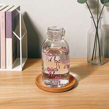 1pc 2026 New Minimalist Water Bottle, High-Quality Student Portable Large Capacity Plastic Straw Cup, Summer Cup - Pink - View 5