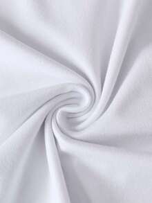 Áo thun ngắn tay cổ tròn in hình xúc xích nướng, kiểu dáng đơn giản, ngộ nghĩnh, thích hợp mặc hàng ngày, phong cách thời trang và đa năng dành cho nữ. - trắng - Xem 5