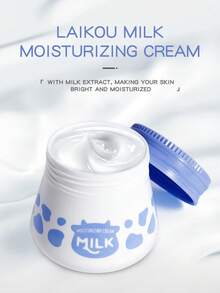 1 Set Moisturizing LAIKOU Milk Glowing Skincare Set,(Moisturizing Cream 55g+Brightening Cream 55g+Moisturizing Sunscreen 50g+Roll & Glow Eye Cream 20g+ Hydrating Toner 100ml+ Skin-Softening Serum 17ml+Cleanser 50g+Hand Cream 50g+Nourishing Lip Mask 8g+Nourishing Lip Balm 3.5g)Gift For Women & Girl For All Skin Types Skin Care Self Care At Home Or On-The-Go - 牛奶 - 查看 3