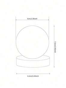 1pc 3D Hummingbird Crystal Ball Laser Engraved Wooden Base Night Light, Suitable As Gift For Friends, Colleagues, Wife, Parents, Christmas, Valentine's Day, Holiday Commemorative Gift, Home Decor Night Light. Multi-Color 3D Laser Engraved Crystal Ball Night Light With Touch Control LED Base, Animal Cube Figurine, Suitable For Home Decor - Multicolor - View 5