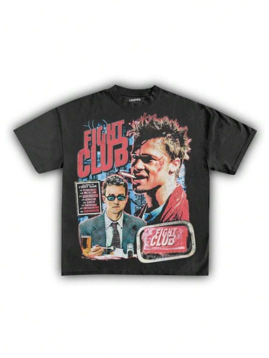 FiGHT CLuB 1999 ViNTaGe Tee, Gift For Woman And Man Unisex T-Shirt. - màu đen - Xem 1