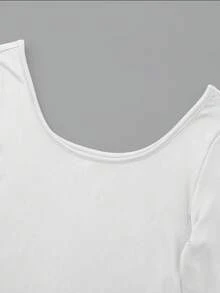 Bộ áo liền quần nữ AiTyi, kiểu dáng vừa vặn, tối giản, cổ chữ U, tôn dáng, thời trang, gợi cảm, đa năng, thích hợp cho hoạt động ngoài trời, thể thao, lễ tốt nghiệp, tựu trường, lễ Phục sinh, mùa đông, chất liệu dệt kim, tay dài, thanh lịch, màu trắng mùa xuân. - trắng - Xem 6