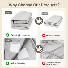 71" X 59" X 27" Baby Playpen With Mat, Foldable Play Pen Playard For Babies And Toddlers, Infant Kids Collapsible Play Yard With 300D Oxford Fabric For Fence,Indoor,Outdoor, Travel-Grey, Essential For New Moms,Baby Needs,Baby Gate,Newborn Gift - Light Grey-71 x 59 in - 查看 4