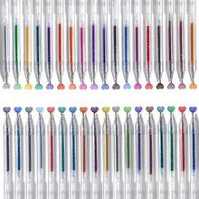 MIKITOOL 48pcs 24 Gel Pens + 24 Refill Pieces Gel Pens, Glitter Colors For Halloween And Christmas Crafts, School And Office Supplies, Back To School - 48 PCS 24-color Pens + 24 Refills - View 7