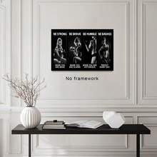 SABALUNKA Strong, Brave, Humble, : Inspirational Bodybuilding Poster - 30 X 45 Cm Unframed - Inspirational - View 6