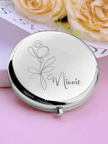 1个可定制花卉图案的便携式折叠化妆镜，适合作为礼物送给孩子、女儿、姐妹、闺蜜、伴娘等。既可用作化妆镜，也可作为教师节、结婚纪念日、情人节等场合的礼物。 - 軍綠色 - 查看 32