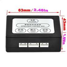 Parkeringskamera Videokanalkonverterare Automatisk växling Fram/Sida/Backkamera Videokontrollbox med manual - Kamerakontrollbox - Visa 2