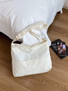 Relaxed, Versatile, Large-Capacity, Fashionable, Retro-Style, Stylish And Simple Bag In A Modern And Elegant Style. 2026 New Model For Women. Bag - White - View 12