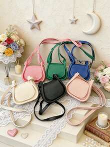 1 chiếc túi đeo chéo mini hình quả cầu lông dễ thương mới, thiết kế khóa nam châm, họa tiết hoạt hình dập nổi, dây đeo có thể điều chỉnh, đa năng và tiện dụng cho sử dụng hàng ngày, không gian chứa đồ rộng rãi, món đồ thời trang mới được yêu thích. - túi đeo chéo mini - Xem 2