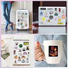 50 piezas de pegatinas de vinilo con memes sarcásticos - perfectas para portátiles, botellas de agua, cascos, patinetas. Calcomanías para decoración DIY, regalos ideales y recuerdos de fiesta - Multicolor - Ver 9