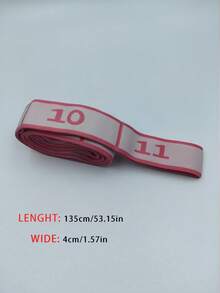 1件装多功能阻力带训练瑜伽辅助拉伸带弹力带，适用于初学者成人锻炼、舞蹈、普拉提 - 彩色 - 查看 14