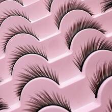 30对混合装防过敏假睫毛 - 自然款，带飞扬蓬松猫眼睫毛，散发迷人魅力 - 眼尾拉長款 - 查看 5