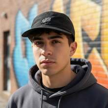 King Urbano Original Flat Brim Five Panel Cap - 黑色 - 查看 4