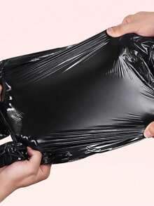 30/75/105pcs Drawstring Trash Bags, Thick Heavy Duty Black Plastic Bags For Home, Kitchen, Bedroom, Bathroom, Hotel, Convenient - A - View 5