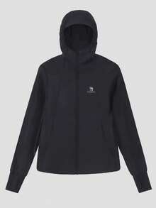 CAMEL CROWN Women's Outdoor Lightweight Jacket, UV Protection, Water-Resistant, Breathable, Moisture-Wicking. Suitable For Spring And Summer. Unisex Style. - Phantom Black - View 1