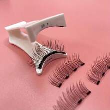 磁性可重复使用假睫毛套装 - 专业眼部化妆工具,不含酒精,不含香料,塑料材质假睫毛套装 - 彩色 - 查看 10