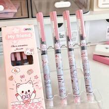 粉色星星小狗液体墨水笔，卡通ins风流畅书写笔，适合学习 - A - 查看 6